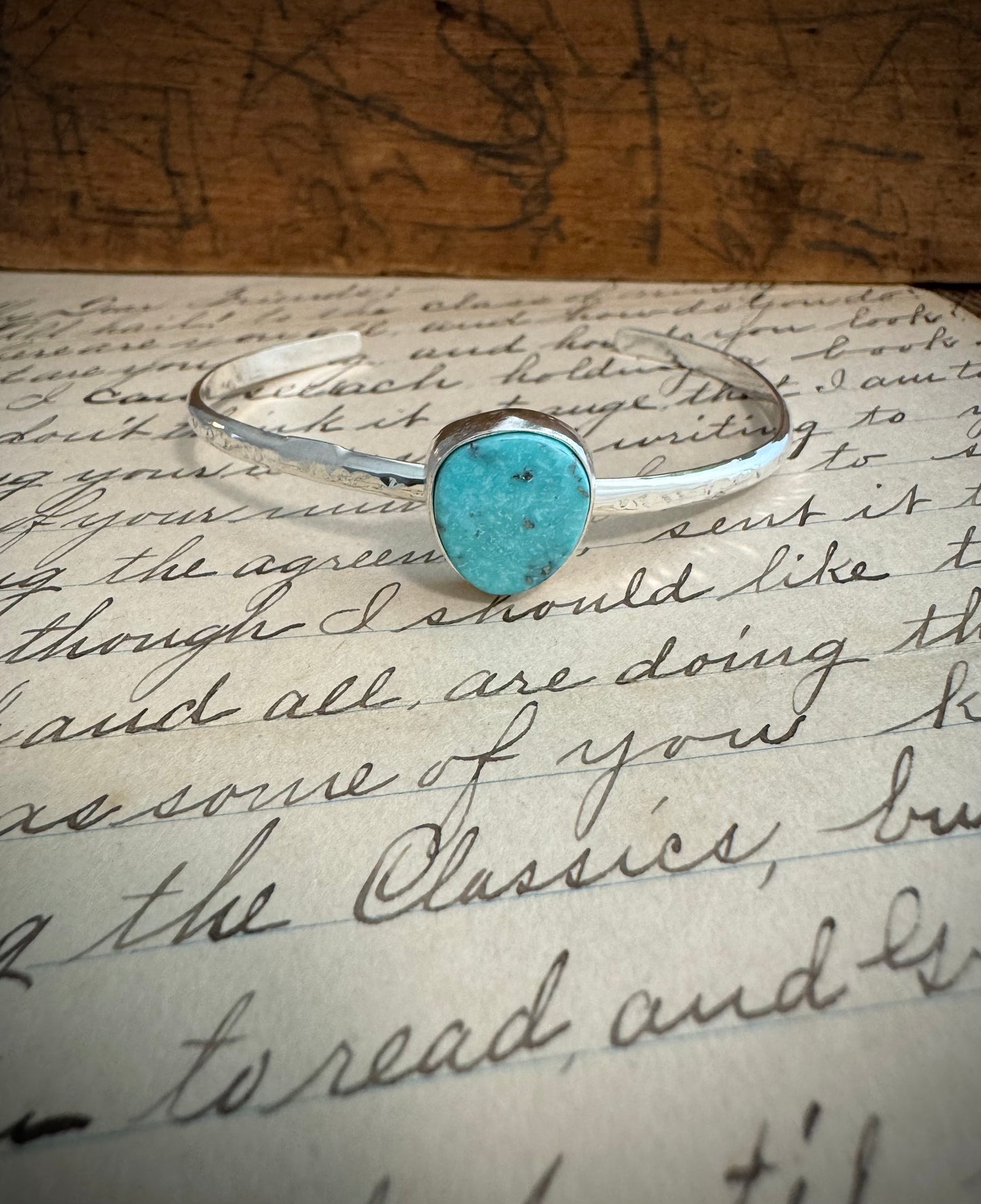 Turquoise And Sterling Silver Bracelet