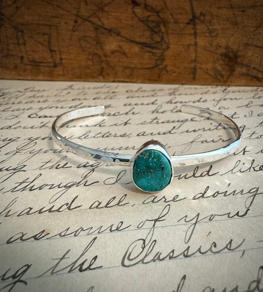 Turquoise And Sterling Silver Bracelet