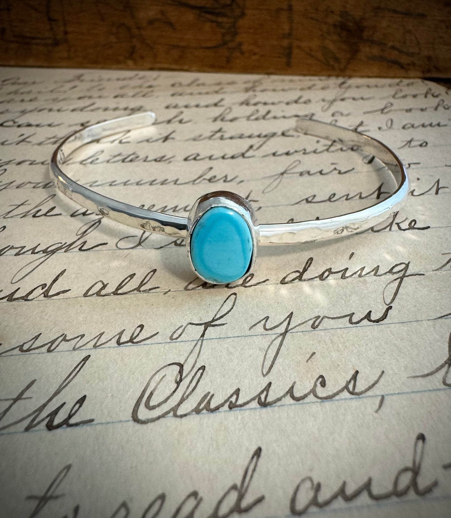 Turquoise And Sterling Silver Bracelet