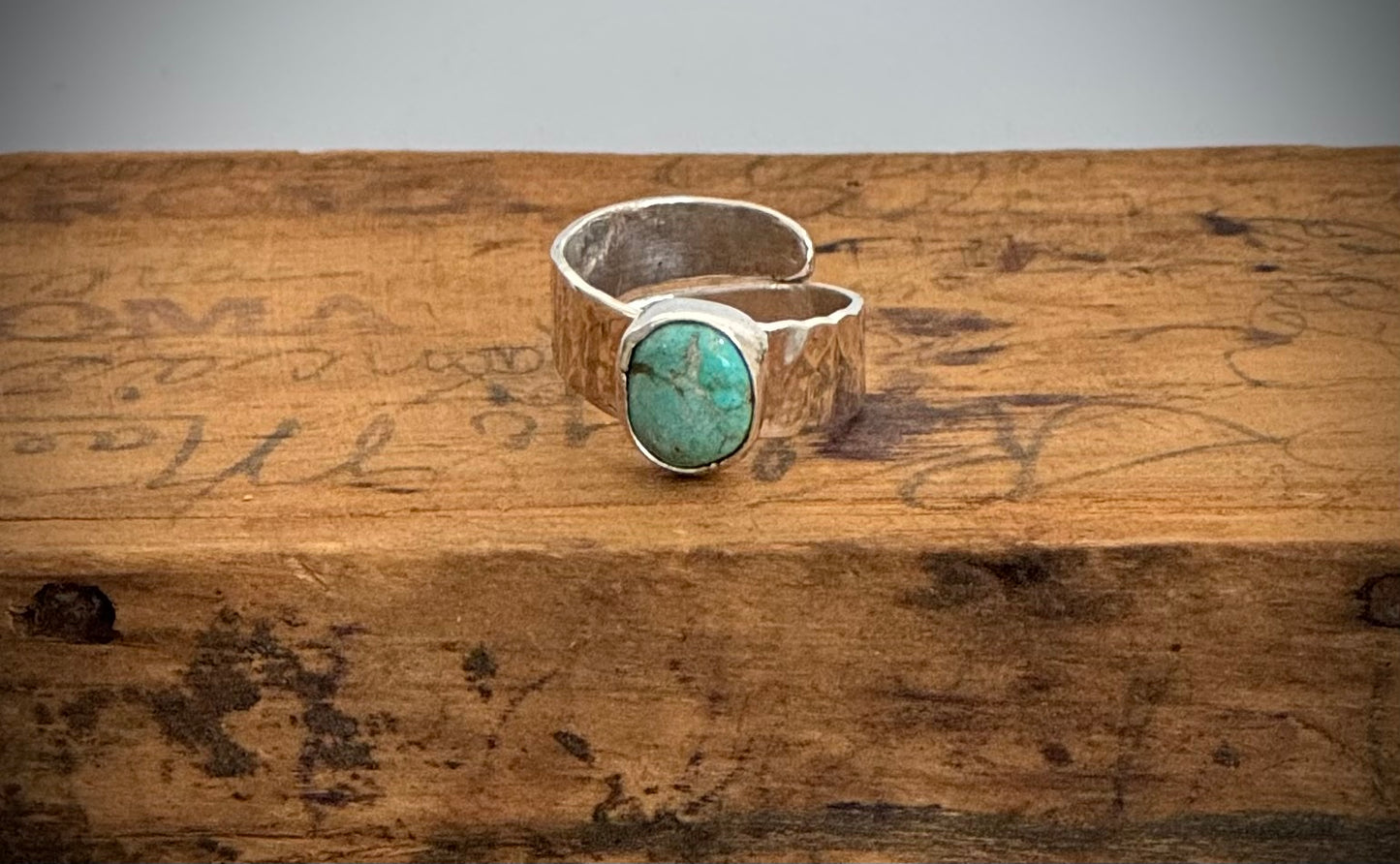 Turquoise And Sterling Silver Ring